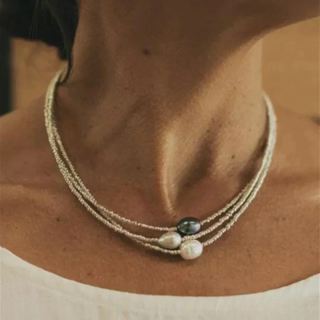 Vintage-Kette im Perlen-Look – Stefan Berlin