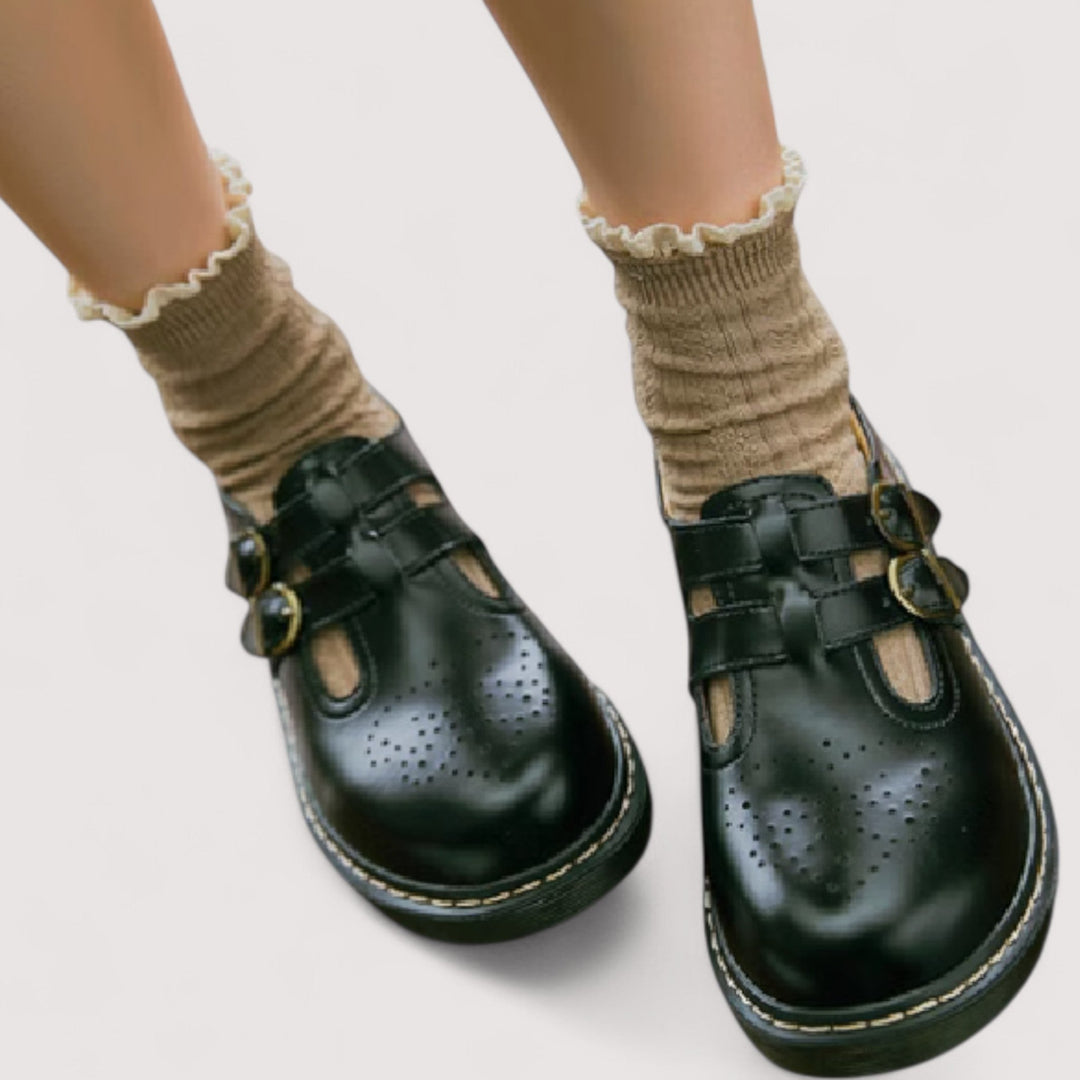 Elke | Retro Mary Jane Schuhe