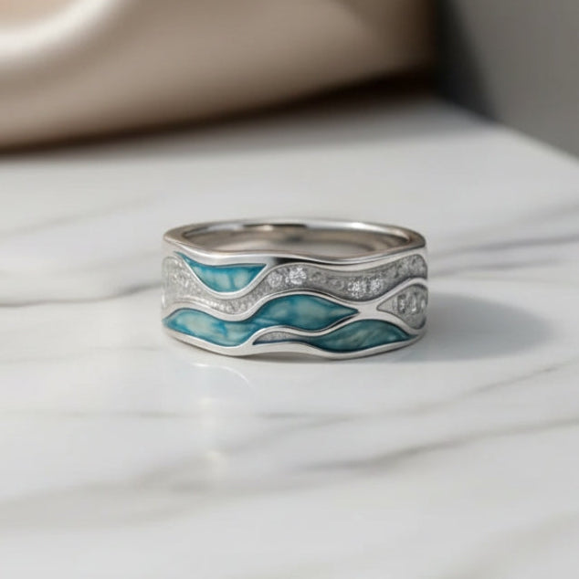 Ring mit Wellenmotiv – Stefan Berlin