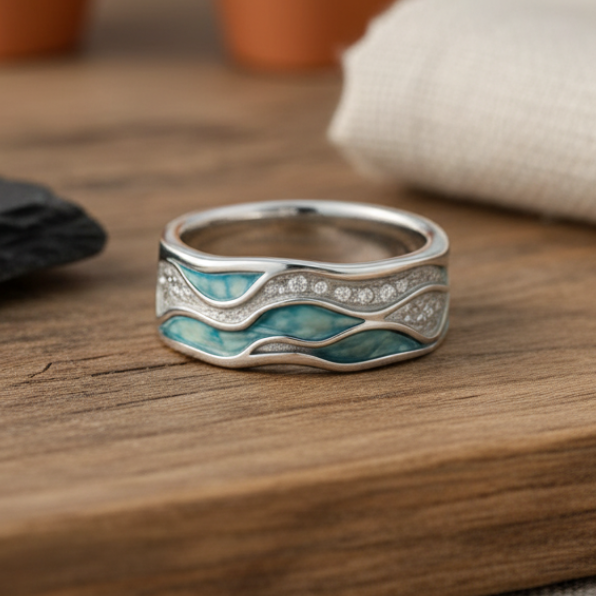 Ring mit Wellenmotiv – Stefan Berlin