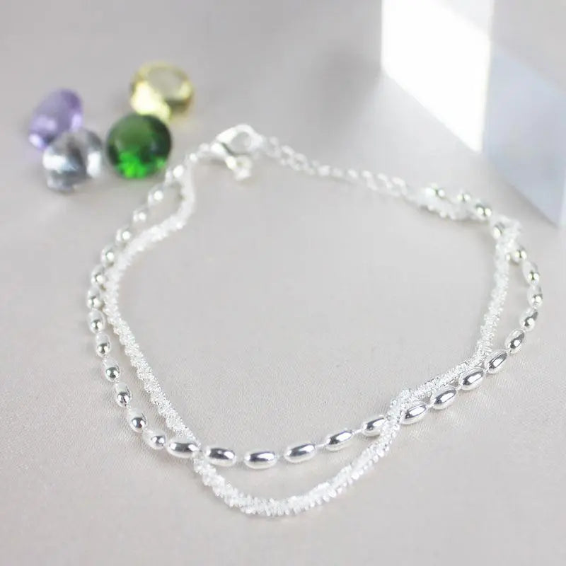 Armband-Set mit Funkelsteinen – Stefan Berlin