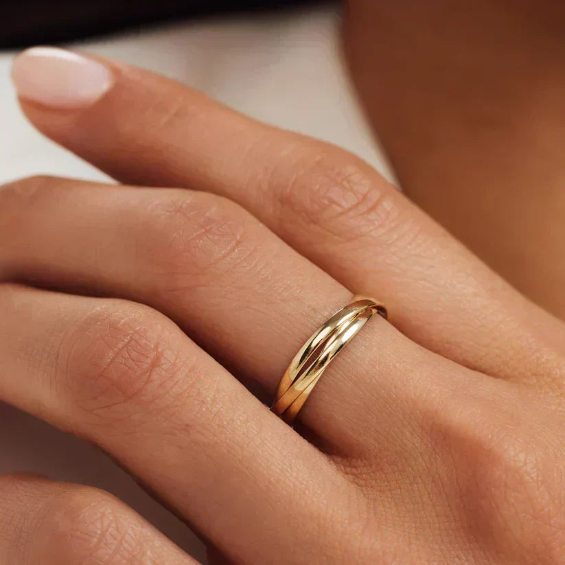 Schlichter Ring in Goldton – Stefan Berlin