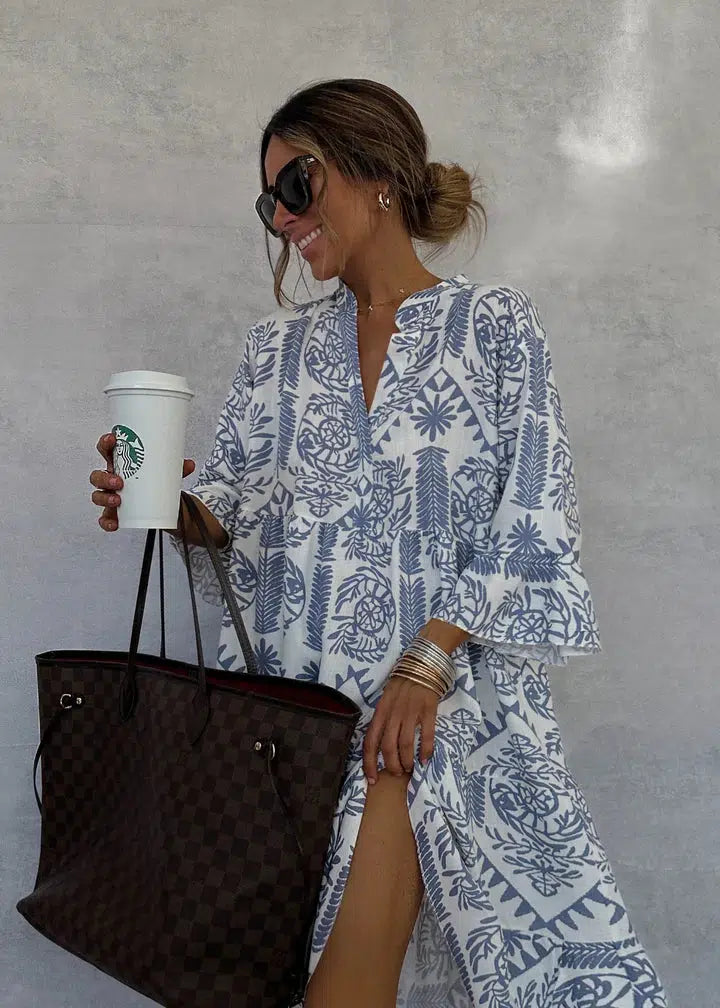 Fiorelia - Lässiges Boho-Tunika-Kleid