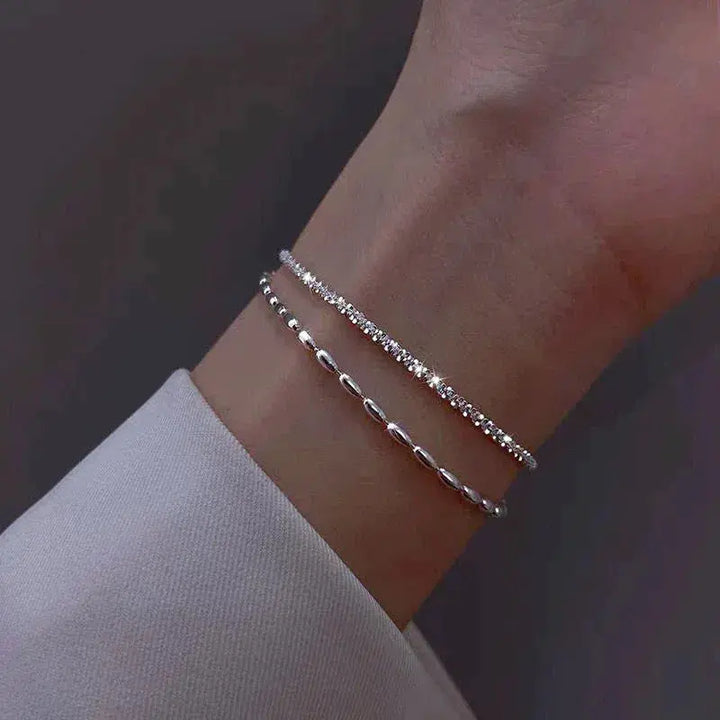 Armband-Set mit Funkelsteinen – Stefan Berlin