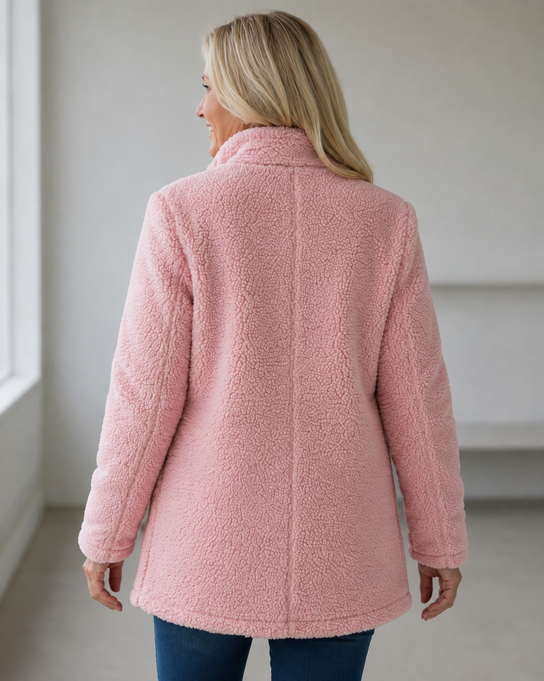 Weiche Kurzjacke in Rosa in Rosa – Stefan Berlin